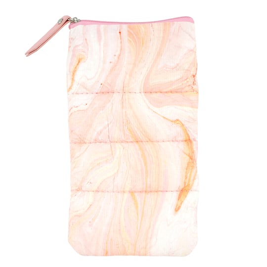 Pink Marble Puff Pencil Pouch by Ashland&#xAE;